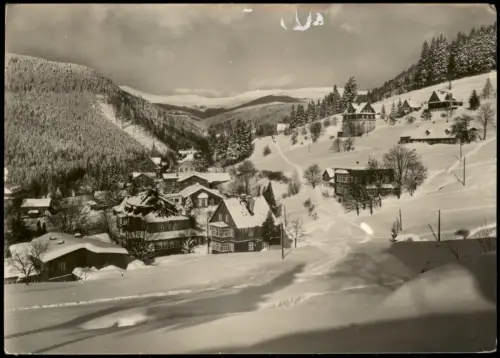 Spindlermühle Špindlerův Mlýn | Spindelmühle Winteransicht mit Hotel Sněžka 1957
