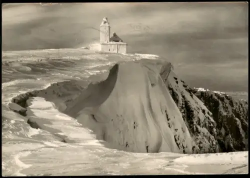 Schreiberhau Szklarska Poręba Sněžné jámy (Schneegruben) mit Baude im Winter 1947