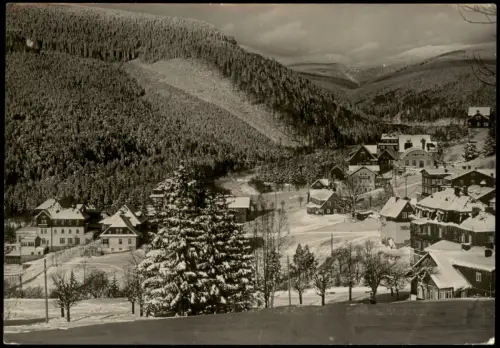 Spindlermühle Špindlerův Mlýn | Spindelmühle Winterliche Panorama-Ansicht 1956