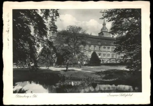 Ansichtskarte Oldenburg Innerer Schlosshof 1937