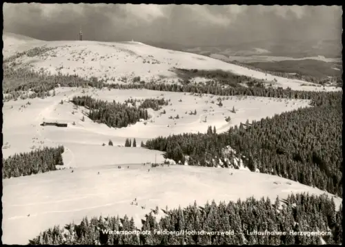 Feldberg (Schwarzwald) Wintersportplatz   Luftaufnahme  Herzogenhorn 1960