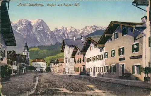 Ansichtskarte Kuchl Salzburg. Großer und kleiner Göll. 1913