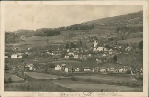 Ansichtskarte Friedberg Stadtblick - Fotokarte 1927  Steiermark