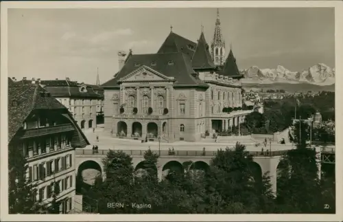Ansichtskarte Zürich Stadtpartie mit Kasino 1932