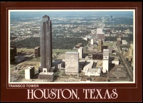 Postcard Houston Transco Tower, Houston, Texas 1992