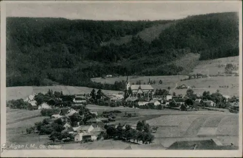 Ansichtskarte Aigen a.Inn-Bad Füssing Totale 1934