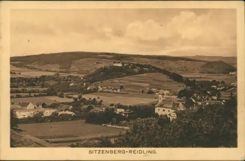 Ansichtskarte Sitzenberg-Reidling Stadtpartie 1912