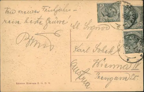 Cartolina Rom Roma San Giovanni Laterano Abside 1925