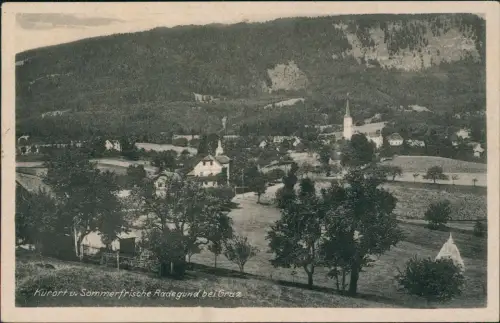 Ansichtskarte Sankt Radegund Stadt b. Graz 1944