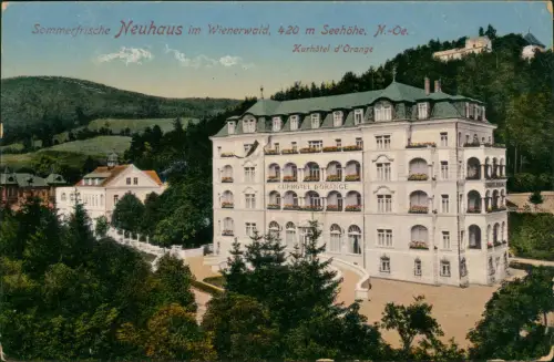 Neuhaus im Wienerwald-Weissenbach an der Triesting Kurhôtel d'Orange 1921