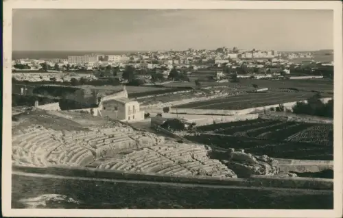 Syrakus (Syracusa) Siracusa (Sarausa) Panorama della città dal Teatro Greco 1930