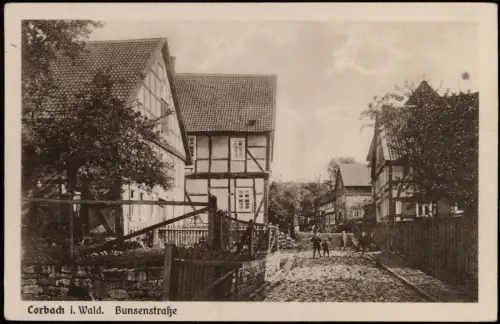 Ansichtskarte Korbach Corbach Bunsenstraße 1922