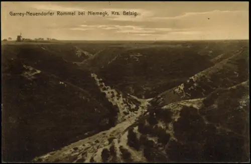 Ansichtskarte Niemegk Garrey-Neuendorfer Rommel Krs. Belzig. 1915