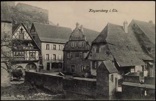 CPA Kaysersberg Stadtpartie 1918