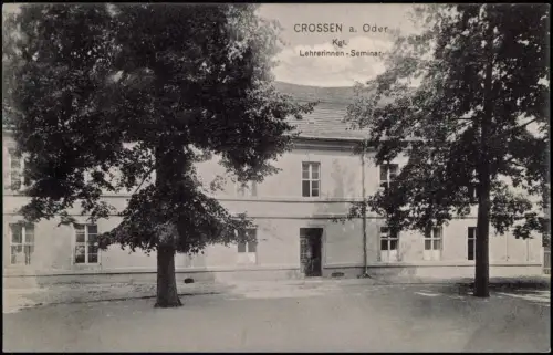Crossen an der Oder Krosno Odrzańskie Oder Kgl. Lehrerinnen - Seminar 1911