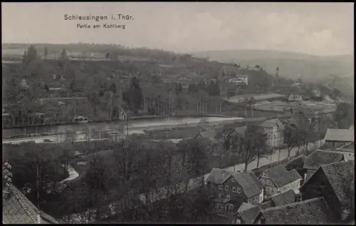 Ansichtskarte Schleusingen Partie am Kohlberg 1912