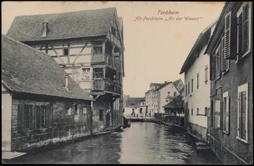 Ansichtskarte Forchheim (Oberfranken) An der Wiesent 1913