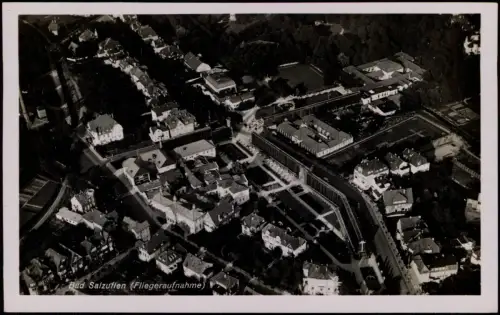 Ansichtskarte Bad Salzuflen Luftbild mit Gradierwerk 1932