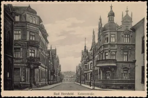 Ansichtskarte Bad Hersfeld Kaiserstraße 1932