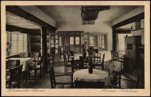 Ansichtskarte Fissau-Eutin Café Fissauer Fährhaus am Kellersee 1928
