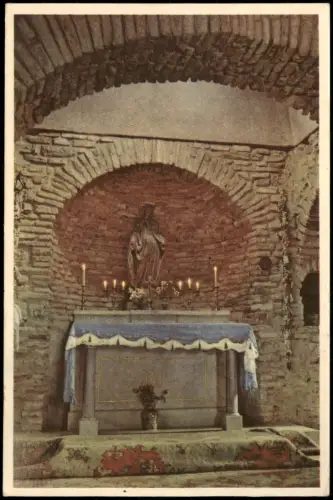 Ephesos-Selçuk Ἔφεσος Haus der Mutter Maria (Meryemana Evi), Innenansicht 1958