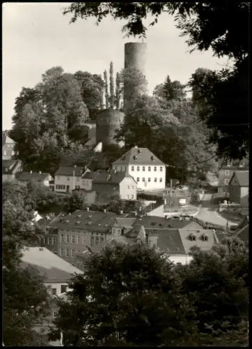 Ansichtskarte Bad Lobenstein Stadtpartie Fotokarte 1962
