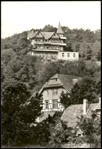 Ansichtskarte Wernigerode Diätkurheim Sennhütte 1985