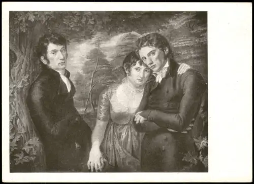 Ansichtskarte  Philipp Otto Runge: Wir Drei 1950