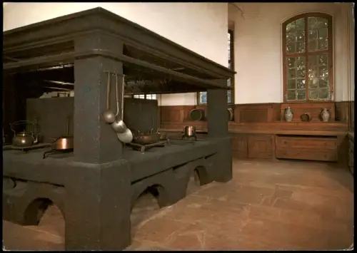 Ansichtskarte Calden Schloß Wilhelmsthal Küche im Küchenflügel 1980