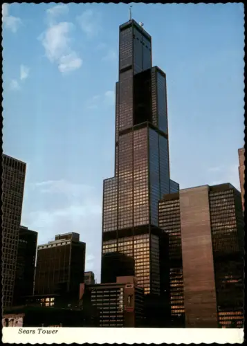 Postcard Chicago Sears Tower 1980