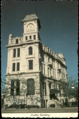Postcard Syracuse (New York) Gridley Building 1985