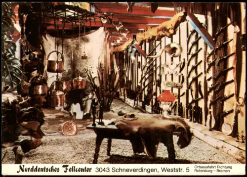 Schneverdingen Innenansicht Norddeutsches Fellcenter, Schneverdingen 1975