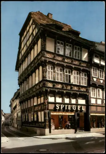Ansichtskarte Einbeck Renaissance-Fachwerkhaus mit Ladengeschäft Spiegel 1975