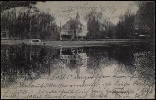 Brechelshof Kr. Jauer Brachów b. Jawor Blick auf das Schloß 1914
