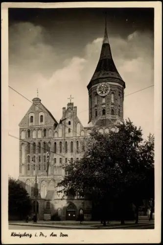 Königsberg (Ostpreußen) Калининград Am Dom Stimmungsbild 1930