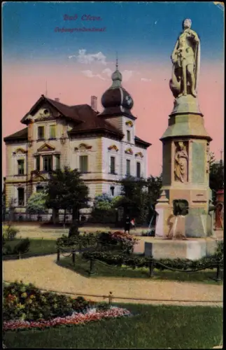 Ansichtskarte Kleve Stadtvilla Lohengrindenkmal 1919