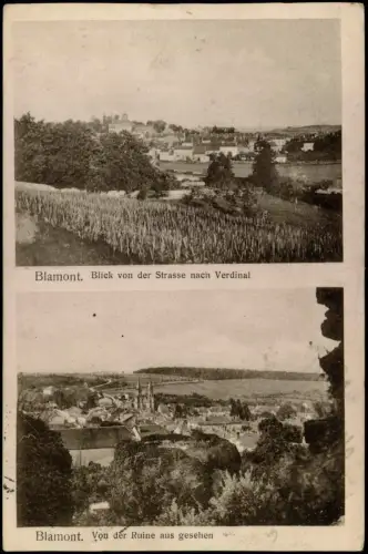 CPA Blâmont (Blankenberg) 2 Bild Stadtansichten 1916