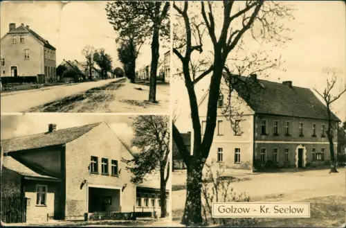 Ansichtskarte Golzow 3 Bild Stadtansichten 1975