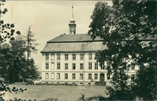 Ansichtskarte Lieberose Schloss - Parkseite 1961