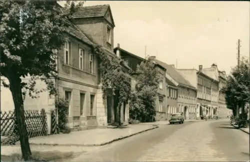 Ansichtskarte Lieberose Cottbuser Straße Wartburg 1964