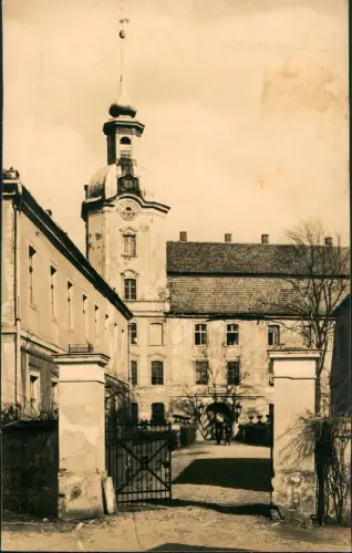 Ansichtskarte Lieberose Schloss Zentrale Berufsschule Fotokarte 1962