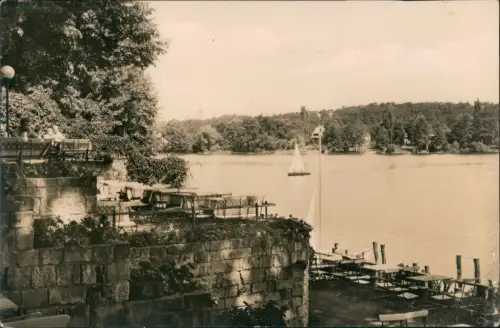 Ansichtskarte Nedlitz-Potsdam Nedlitz HO-Parkrestaurant Fotokarte 1962