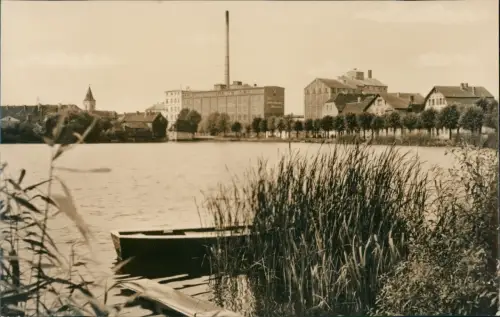 Ansichtskarte Müllrose Partie am See Mühle Fotokarte 1964
