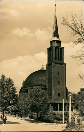 Ansichtskarte Frankfurt (Oder) Sankt-Georg-Kirche Fotokarte 1958