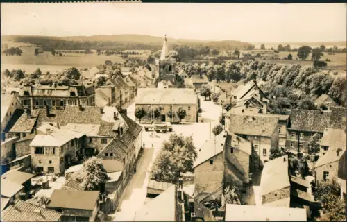 Ansichtskarte Lieberose Blick über die Stadt - Fotokarte 1966  Kr. Beeskow