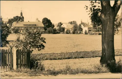 Ansichtskarte Lieberose Blick auf die Stadt Fachwerkhaus 1963