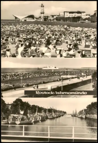 Warnemünde Rostock Gaststätte Teepott Leuchtturm, Promenade   Alter Strom 1974
