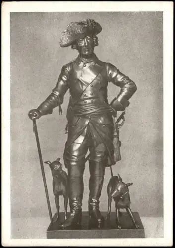 Ansichtskarte  Friedrich der Große (Statue von Johann Gottfried Schadow) 1930