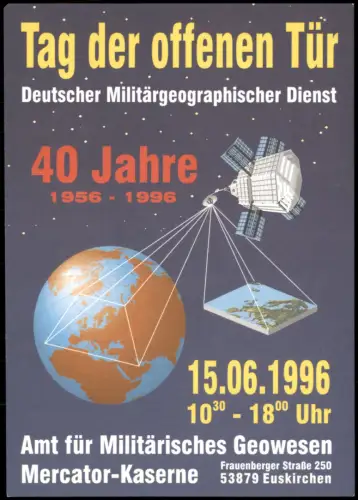 Tag der offenen Tür Deutscher Militärgeographischer Dienst 1996