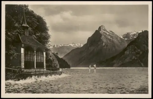 Ansichtskarte Sisikon Tellskapelle am Vierwaldstättersee 1910